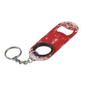 Kerstmis Mini Flessenopener (Voorkant Gekanteld)
