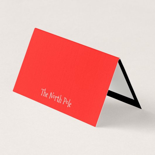 Kerstmis Mini-kaarten personaliseren aangepaste no Kaart (Achterkant)