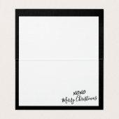 Kerstmis Mini-kaarten personaliseren aangepaste no Kaart (Binnenkant ongevouwen)