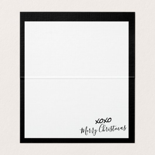 Kerstmis Mini-kaarten personaliseren aangepaste no Kaart (Binnenkant ongevouwen)