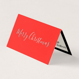 Kerstmis Mini-kaarten personaliseren aangepaste no Kaart