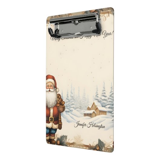 Kerstmis Mini Klembord (Angled2)