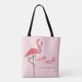 Kerstmis minimaal vrolijk en helder tote bag (Achterkant)