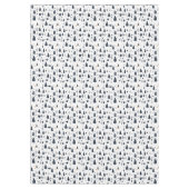 Kerstmis Minimale Zwart-wit Moderne vakantie Tafelkleed (Voorkant)