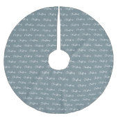 Kerstmis Minimalistisch Schrift Kerstboom Rok (Voorkant)