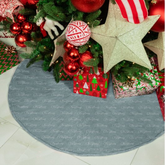 Kerstmis Minimalistisch Schrift Kerstboom Rok