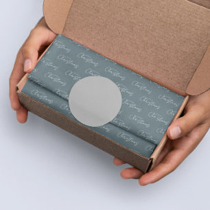 Kerstmis Minimalistisch Schrift Tissuepapier