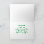 KERSTMIS MISPESTERGRAP OP KAART DEZE KERST (Binnen)