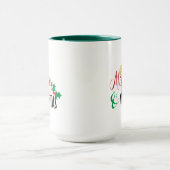 Kerstmis Mistletoe en Margaritas, Kerstpret Fun Mok (Midden)