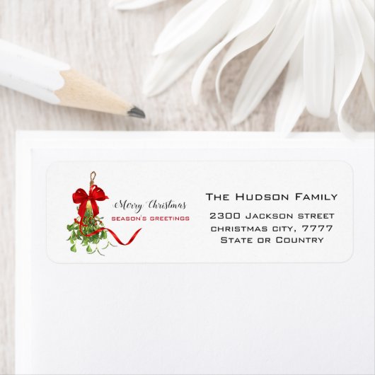 Kerstmis Mistletoe Etiket (Insitu)