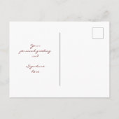 Kerstmis Mistletoe Prettige feestdagen Foto Briefk (Achterkant)