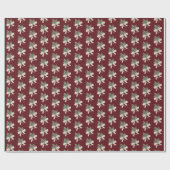 Kerstmis Mistletoe Waterverf Cadeaupapier (Vlak)