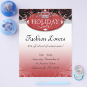 Kerstmis Mode Flyer Hair Salon Jewelry Crown (Enkel)