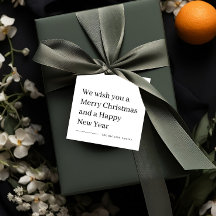 Kerstmis modern cadeautag