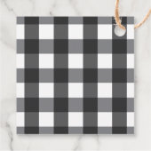 Kerstmis modern cadeautag bedankjes labels (Achterkant)