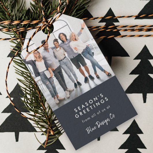 Kerstmis | Modern stijlvolle foto van team Cadeaulabel