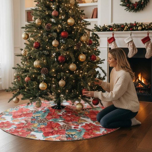Kerstmis - Moderne feestelijke Waterverf Kerstboom Rok