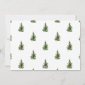 Kerstmis moderne typografie zakelijk feestdagenkaart (Achterkant)