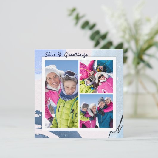 Kerstmis Moderne winter 3 Foto (Staand voorkant)