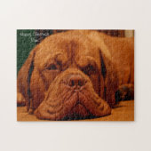 Kerstmis Moeder. Legpuzzel (Horizontaal)