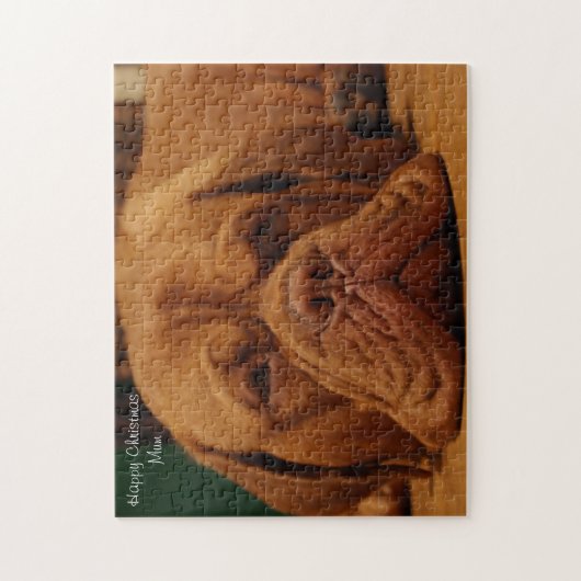 Kerstmis Moeder. Legpuzzel (Verticaal)