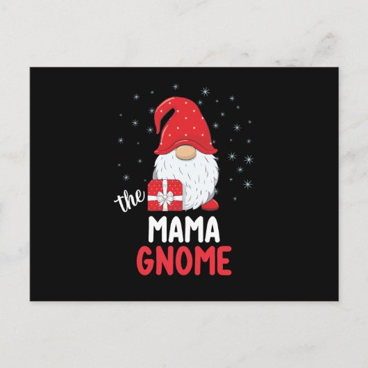 Kerstmis Moeder Mama Schattige Gnome Briefkaart (Voorkant)