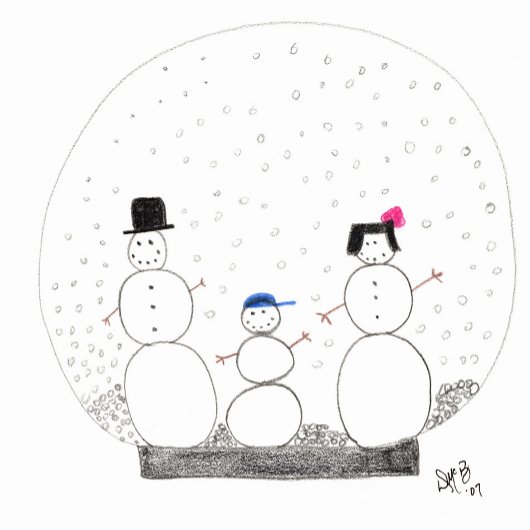 Kerstmis - Moge je een familie van dichtbij ervare Kaart