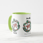 Kerstmis Mok (Voorkant links)