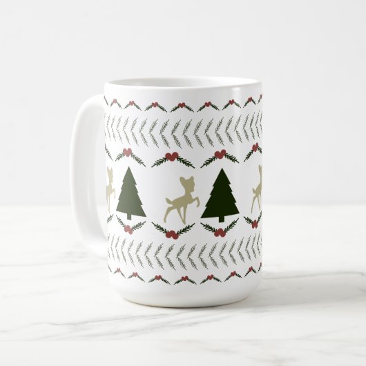 Kerstmis Mok (Voorkant links)