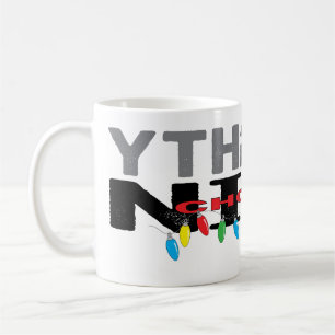 Kerstmis Mok 11 oz. "Naughty kiest Nice"