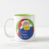 Kerstmis Mok 11 oz. Santa Claus personaliseren (Links)