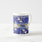 Kerstmis Mok, Angel Porselein Kop (Voorkant rechts)