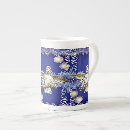 Kerstmis Mok, Angel Porselein Kop (Voorkant rechts)