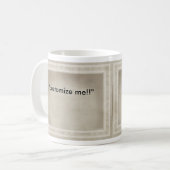 Kerstmis_Mok_Blank, "pas me aan!" Koffiemok (Voorkant links)