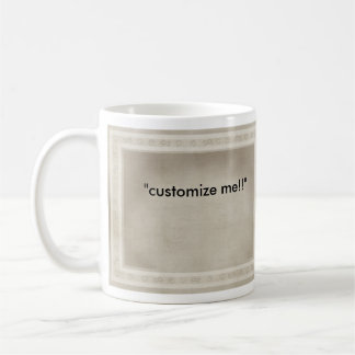 Kerstmis_Mok_Blank, "pas me aan!" Koffiemok