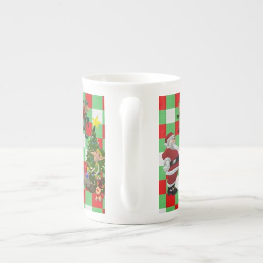 Kerstmis, Mok Elf, vrolijk kerstfeest (Achterkant)