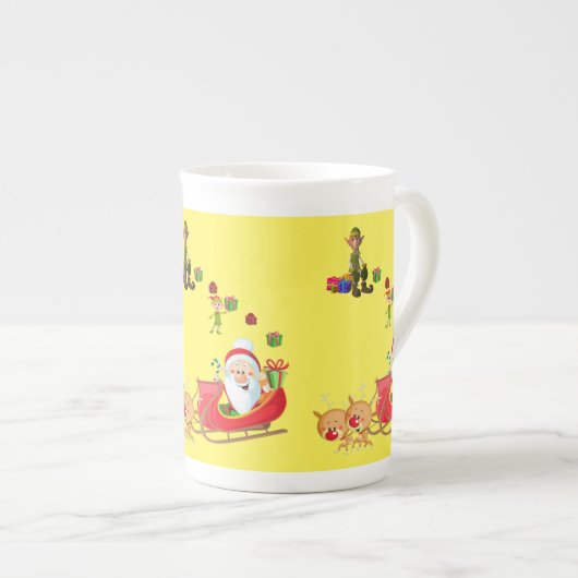 Kerstmis, Mok Elf, vrolijk kerstfeest (Voorkant rechts)