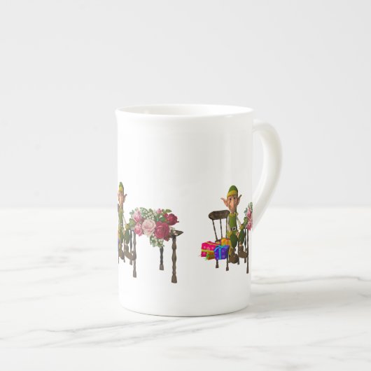 Kerstmis, Mok Elf, vrolijk kerstfeest (Voorkant rechts)