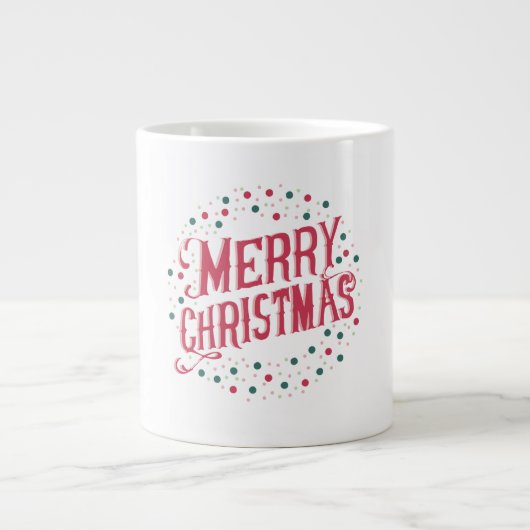 Kerstmis mok | Festieve Kerst koffiekop (Voorkant)