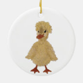 Kerstmis Mok Handje Gedekte Baby Duck Keramisch Ornament (Achterkant)