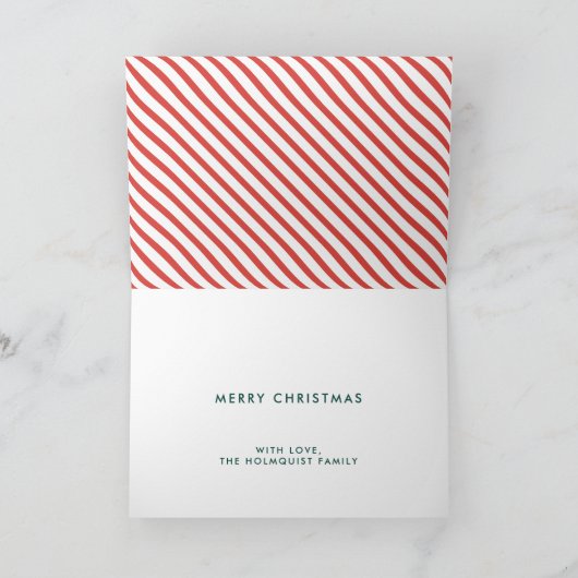 Kerstmis Mok Holiday Folkkaart Kaart (Binnen)