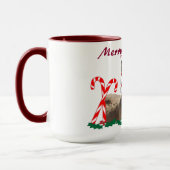 Kerstmis, mok in het wild, ezels (Links)