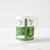 Kerstmis, Mok, kerstboom Porselein Kop (Voorkant rechts)