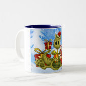 Kerstmis Mok - kerstcadeautjes (Voorkant links)