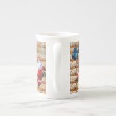 Kerstmis Mok, kerstman Porselein Kop (Achterkant)