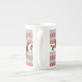 Kerstmis Mok, kerstman Porselein Kop (Achterkant)