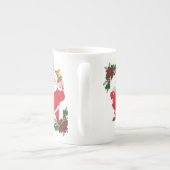 Kerstmis Mok, kerstman Porselein Kop (Achterkant)