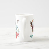 Kerstmis Mok, kerstman Porselein Kop (Achterkant)