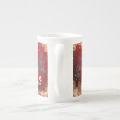 Kerstmis, Mok, Kerstman, prettige kerst Porselein Kop (Achterkant)