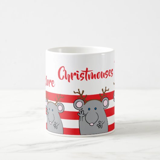 Kerstmis Mok: "Meer kerstgeluiden om te komen" Koffiemok (Center)